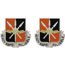 442nd Signal Battalion Unit Crest (Ready Rapid Reliable)
